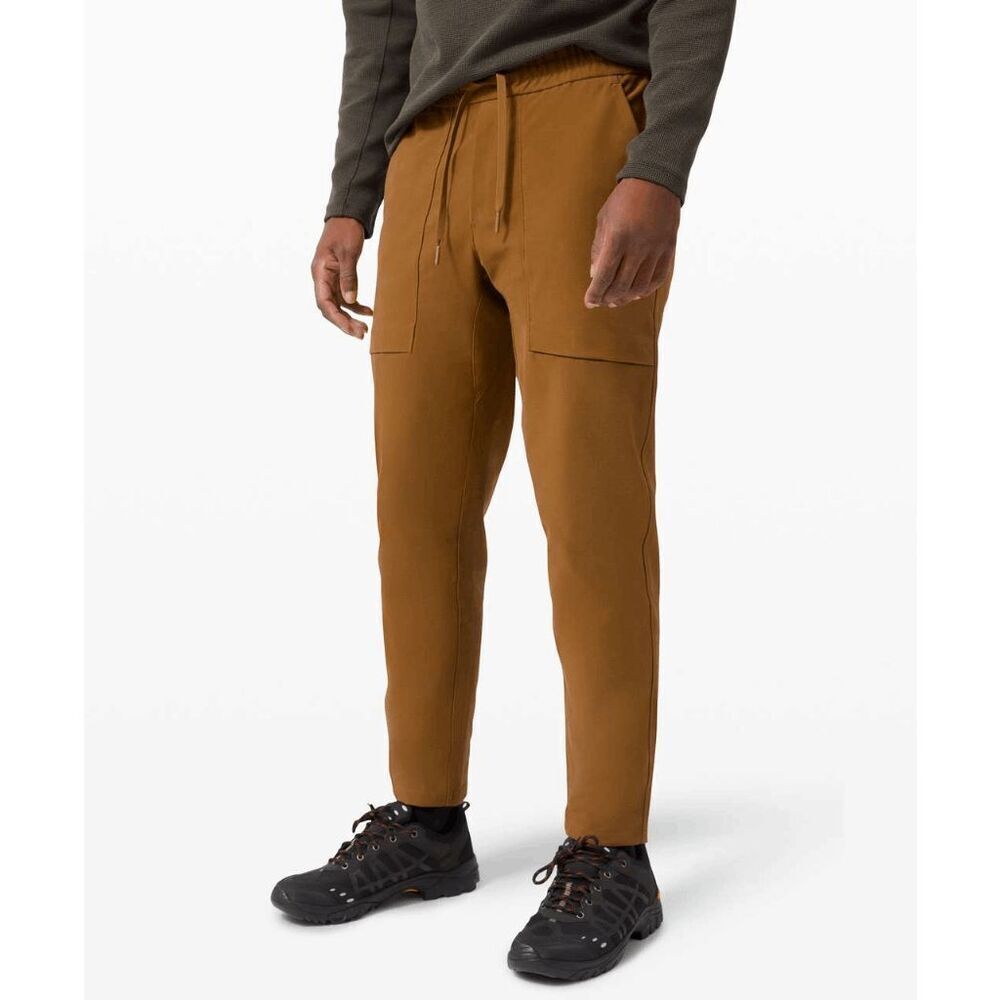 Lululemon Men's Bowline Pant *Utilitech 30"Burnt Caramel Size Medium